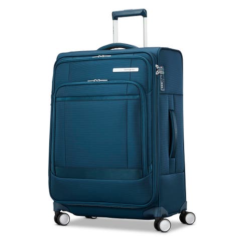 PortLIFT Softside 25" Medium Checked Spinner Luggage