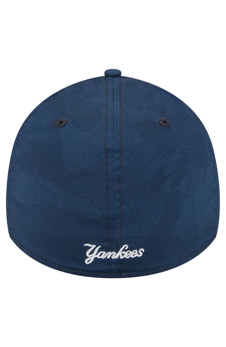 New Era Men's New Era Navy New York Yankees Tonal Camo 39THIRTY Flex Hat, Alternate, color, Navy