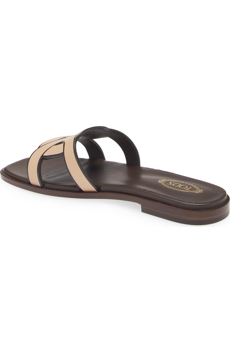 Tod's Chain Motif Slide Sandal, Alternate, color,