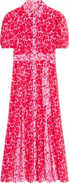 Boden Mixed Floral Print Shirtdress
