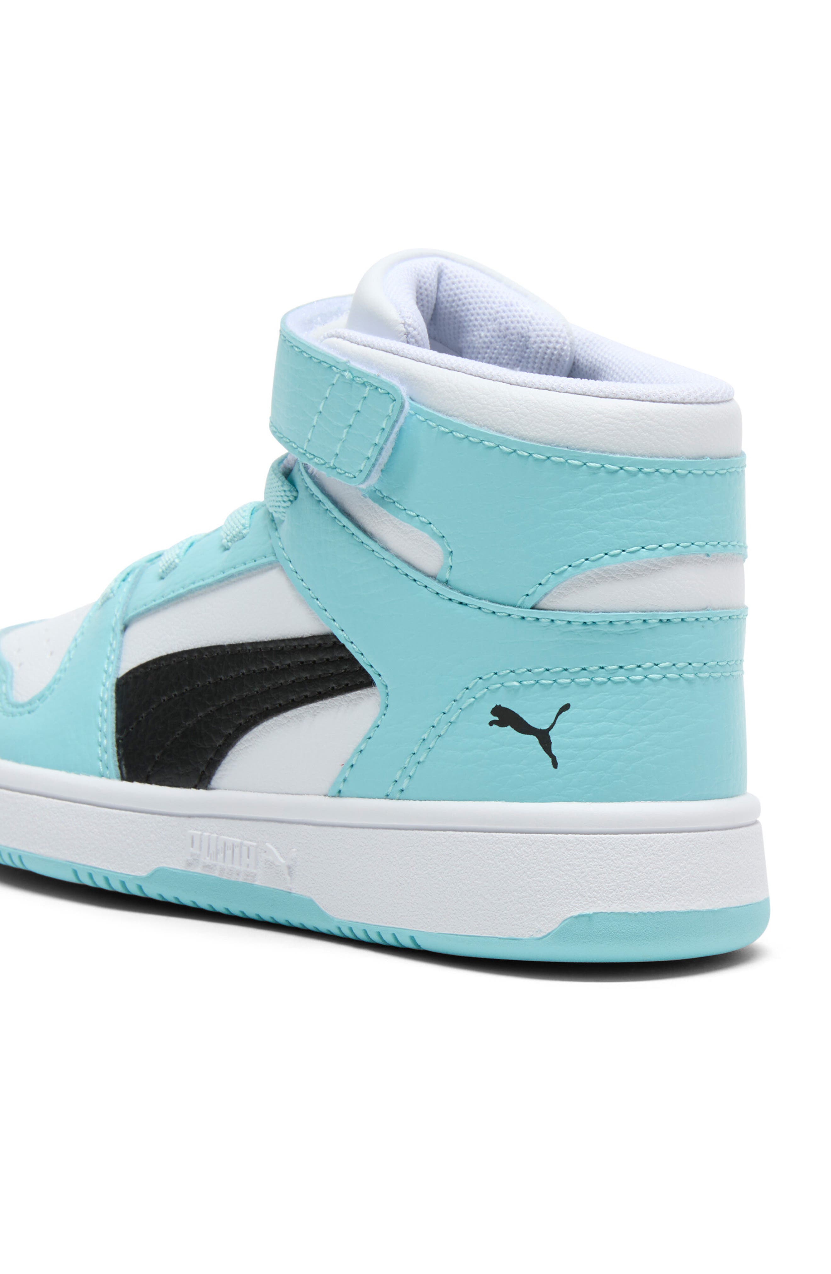 Rebound Layup Sl V Sneaker, Alternate, color, PUMA WHITE-PUMA BLACK-LAKE