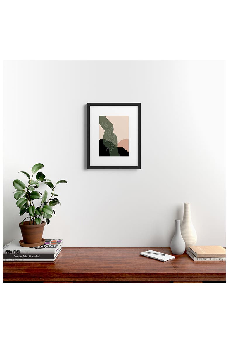 Boho Framed Art Print, Alternate, color, BLACK FRAME