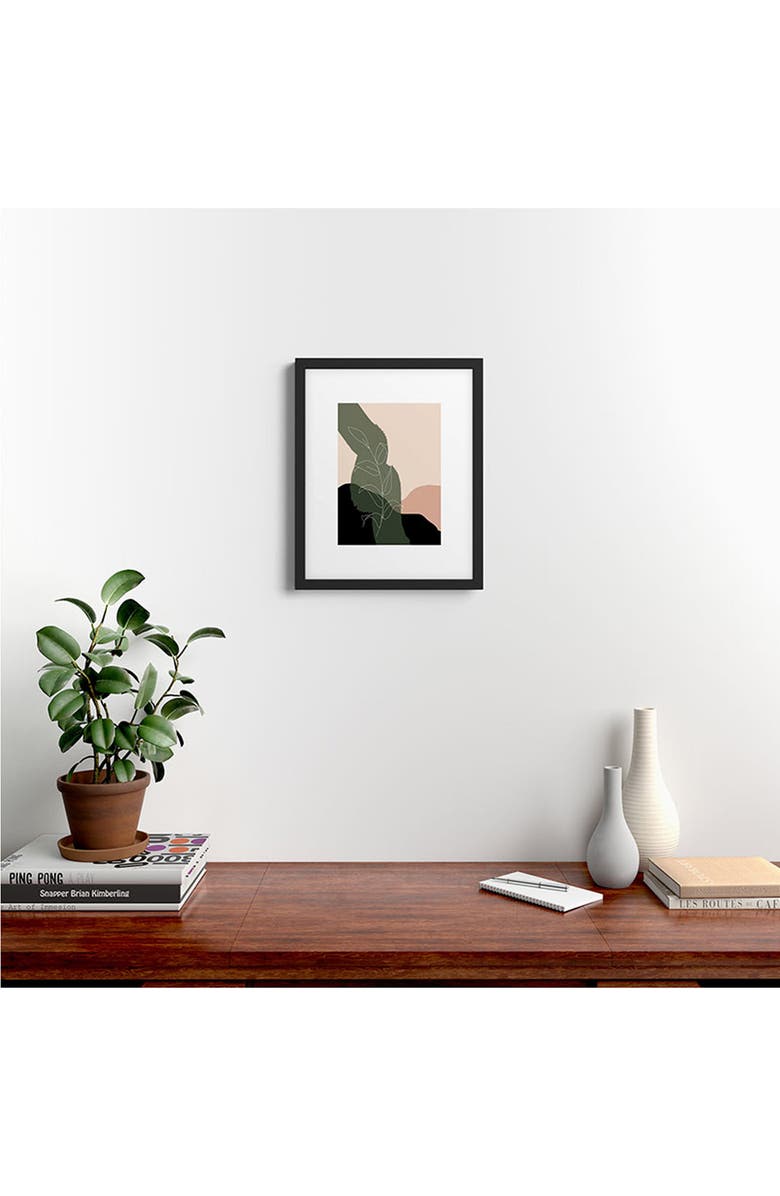 Deny Designs Boho Framed Art Print, Alternate, color, Black Frame