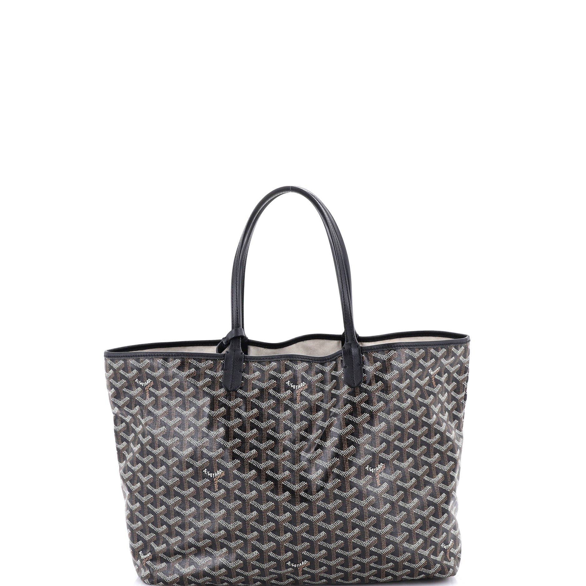 Saint Louis Tote Coated Canvas PM, Main, color, Black