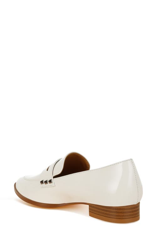 Rag & Co Noshiya Penny Loafer In White