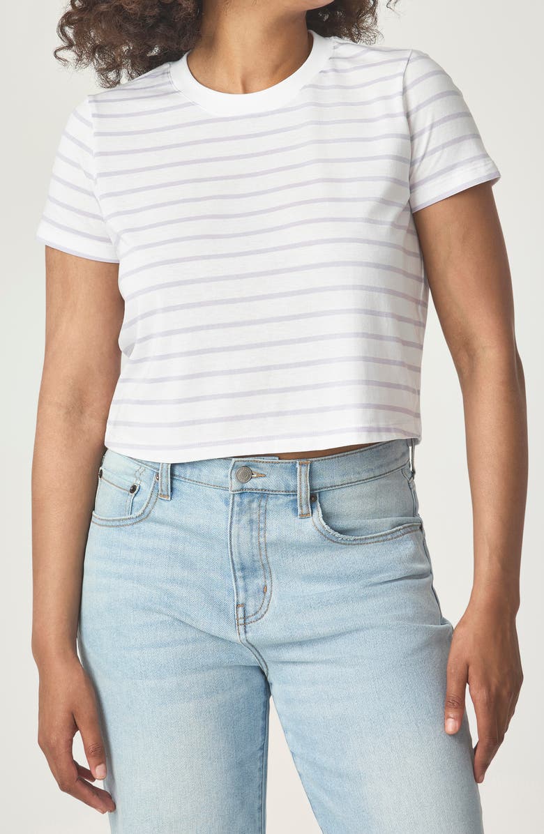 Florence by Mills Stripe Core T-Shirt, Main, color, Purple Haze White Star