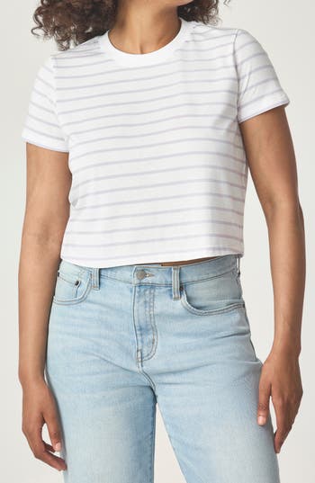 Florence By Mills Stripe Core T-shirt In White