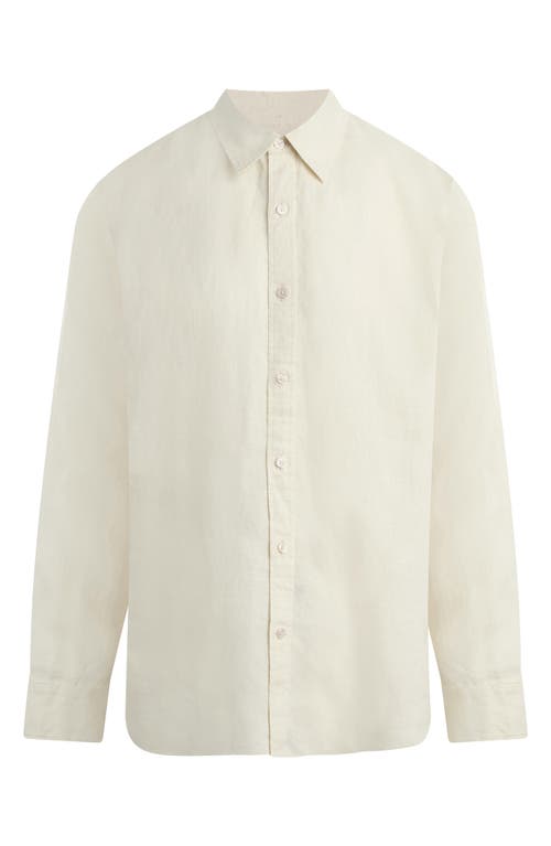 Joe's Jakob Linen Button-up Shirt In Sea Salt