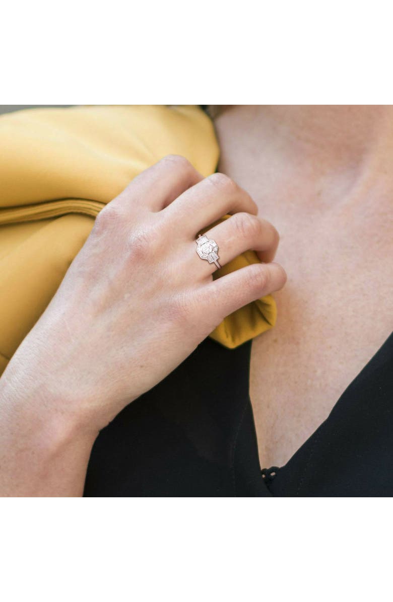 Julianna B. 3/4 CTTW Diamond Cluster Ring 14k White Gold, Alternate, color, 14K White Gold