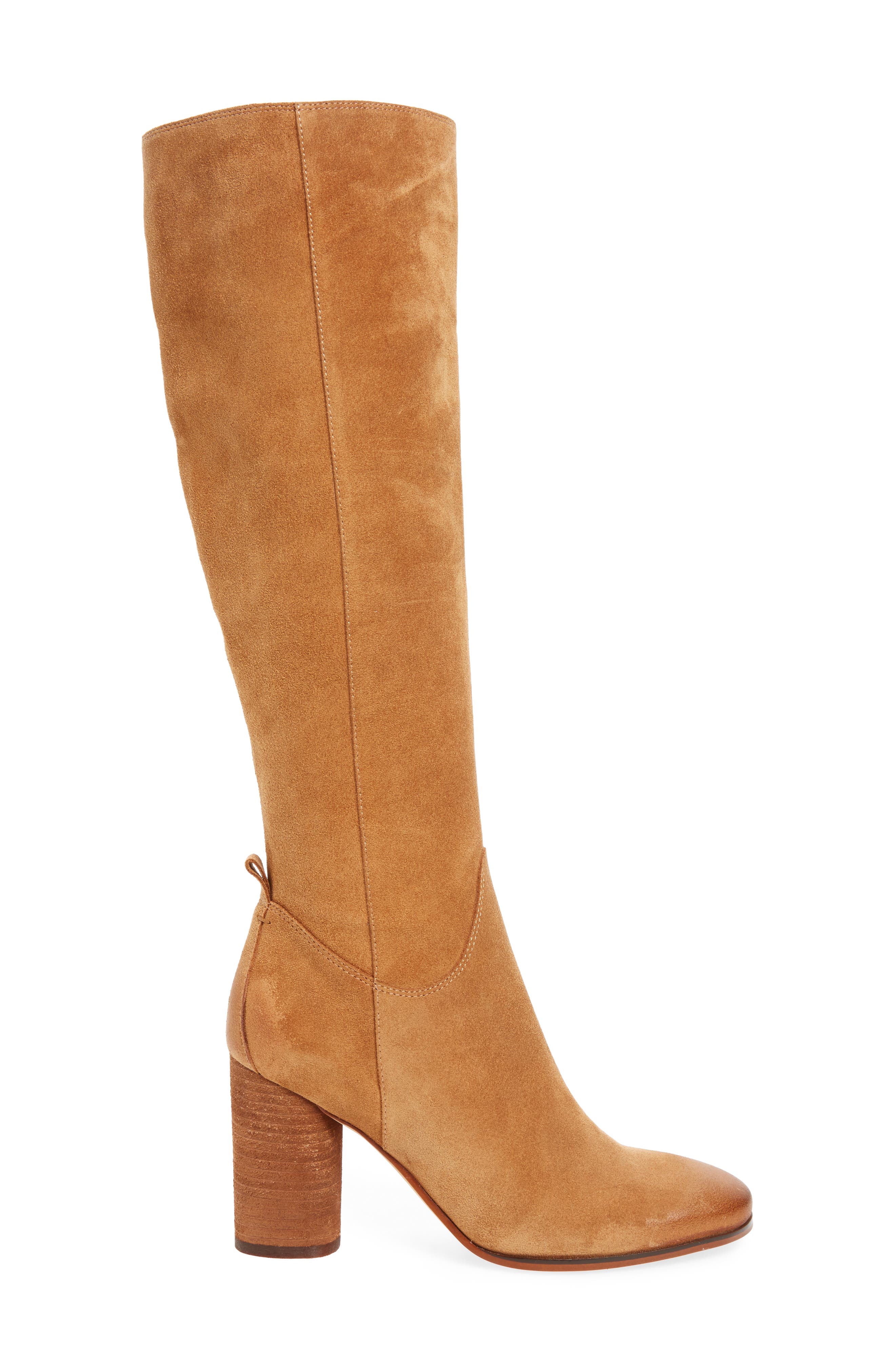 Camellia Tall Boot, Alternate, color, GOLDEN CARAMEL