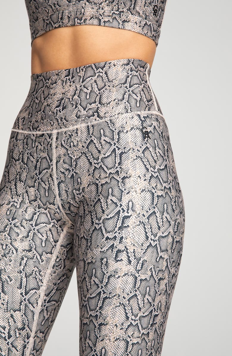 Good American Eco Sheen Print 7/8 Legging, Alternate, color, 