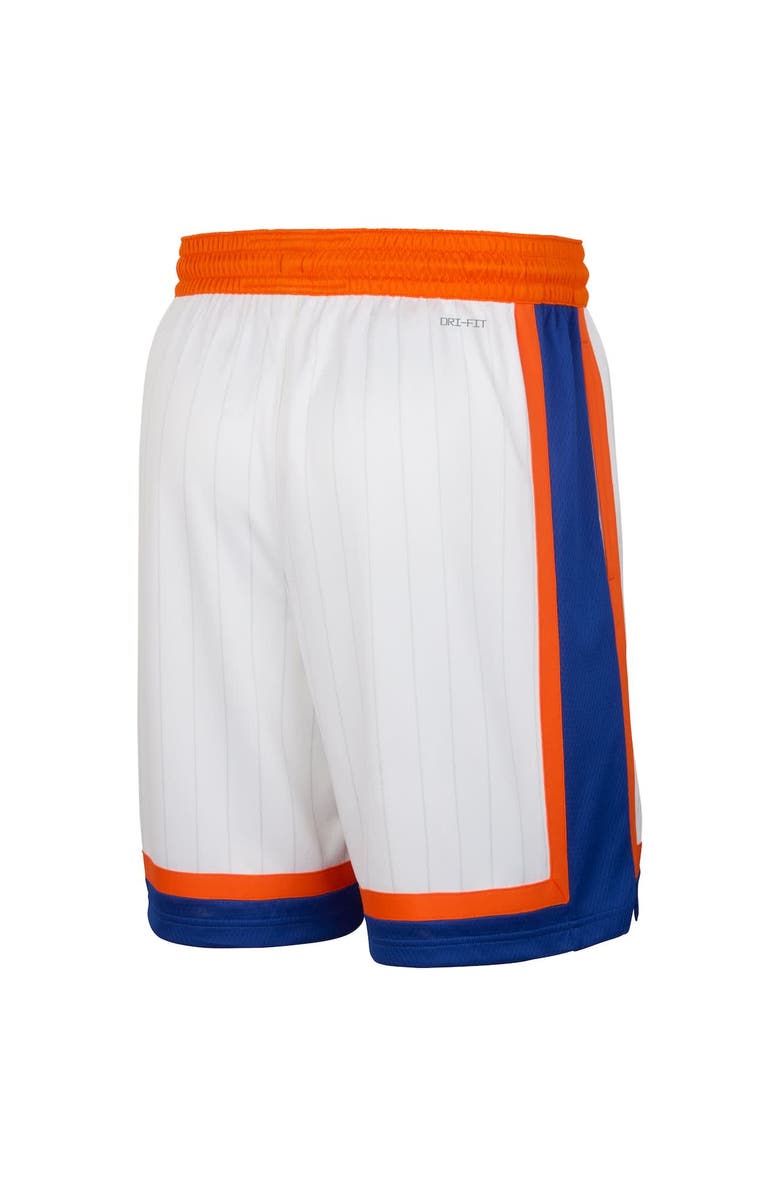 Nike Men's Nike White New York Knicks 2024/25 City Edition Swingman Shorts, Alternate, color, 