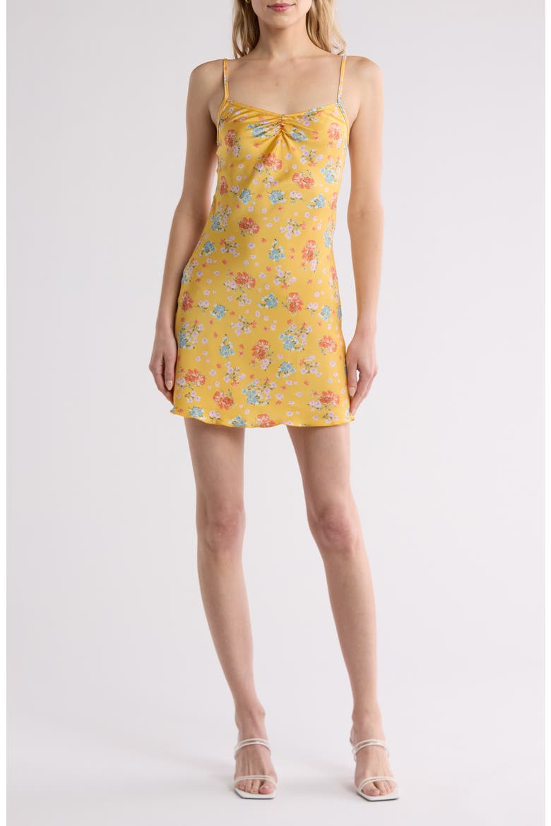 Floral Slipdress, Main, color, GREEN/ MULTI