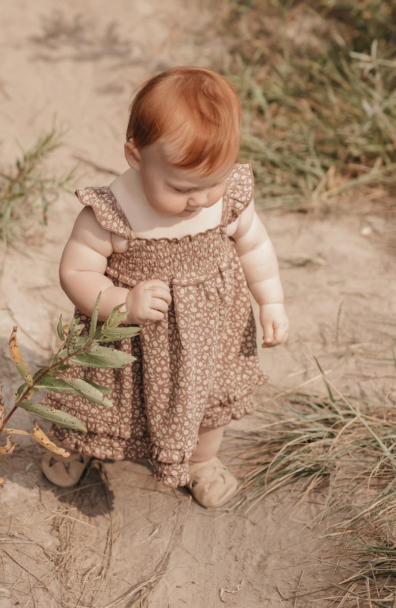 L'ovedbaby Smocked Organic Cotton Dress, Alternate, color,