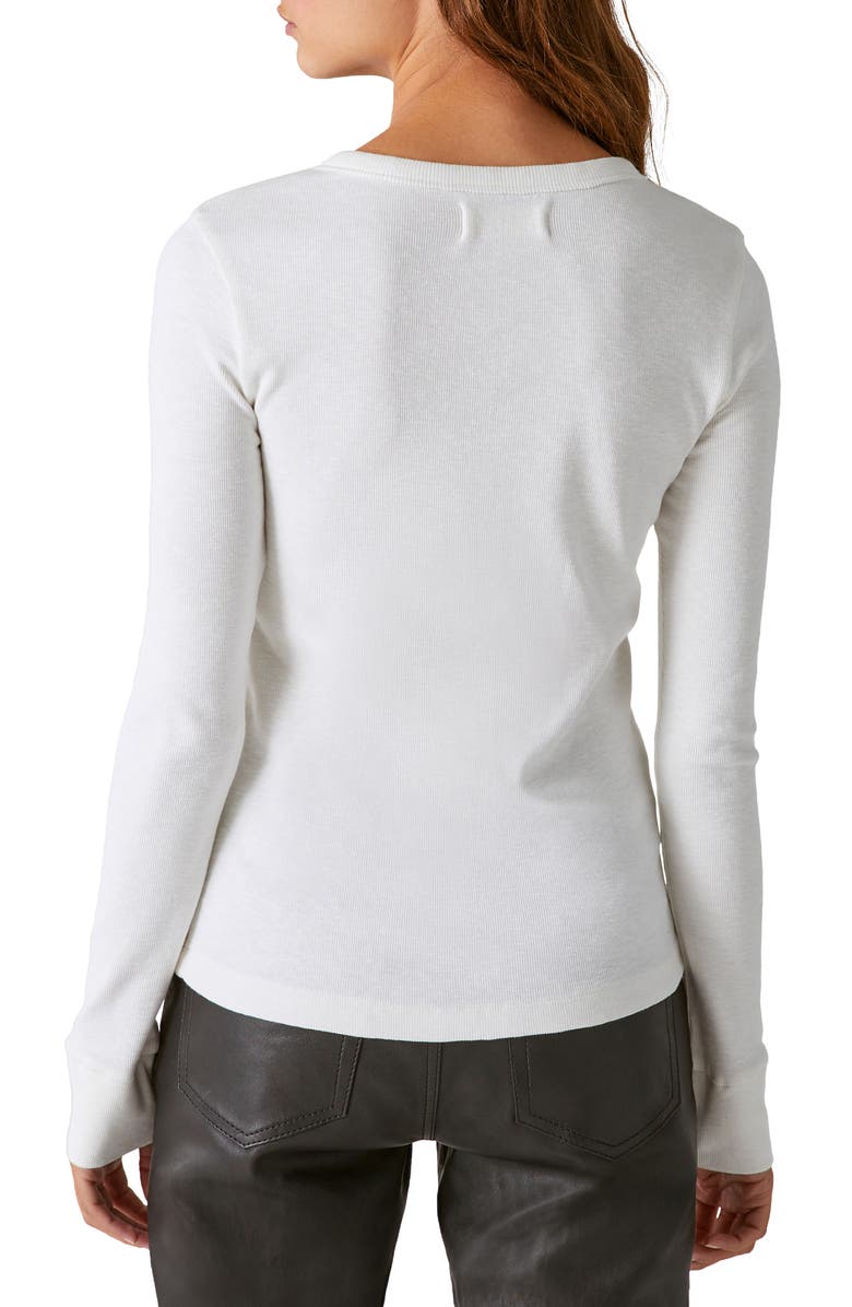 Lucky Brand Embroidered Fair Isle Henley Top, Alternate, color,