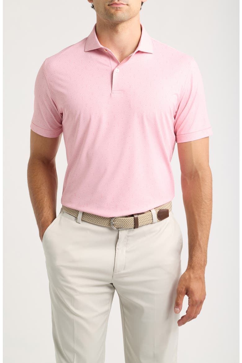 Performance Jersey Golf Polo, Main, color, MELROSE PINK