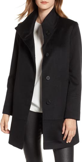 Fleurette Stand Collar Cashmere Coat | Nordstrom