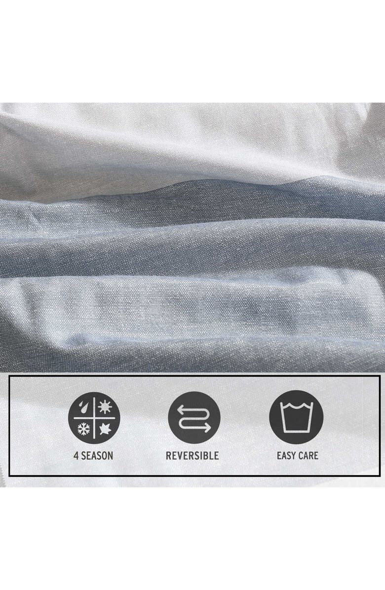 Eddie Bauer Plaid Reversible Comforter & Sheets Set, Alternate, color, Grey