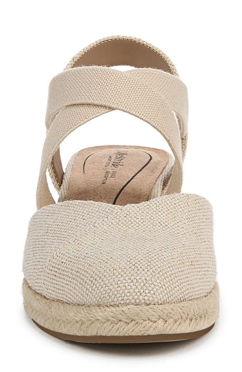 LIFESTRIDE LIFESTRIDE KIMBALL SLINGBACK ESPADRILLE PLATFORM WEDGE
