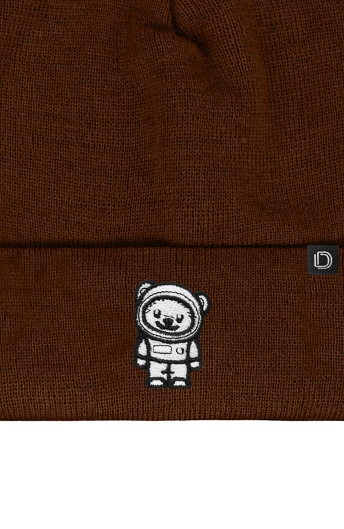 Dalix Ice Bear Beanie In Brown