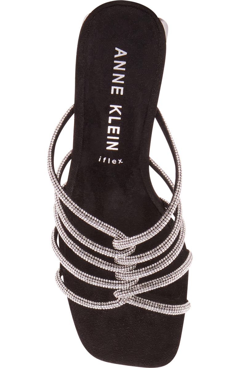 Anne Klein Geena Rhinestone Wedge Sandal, Alternate, color,