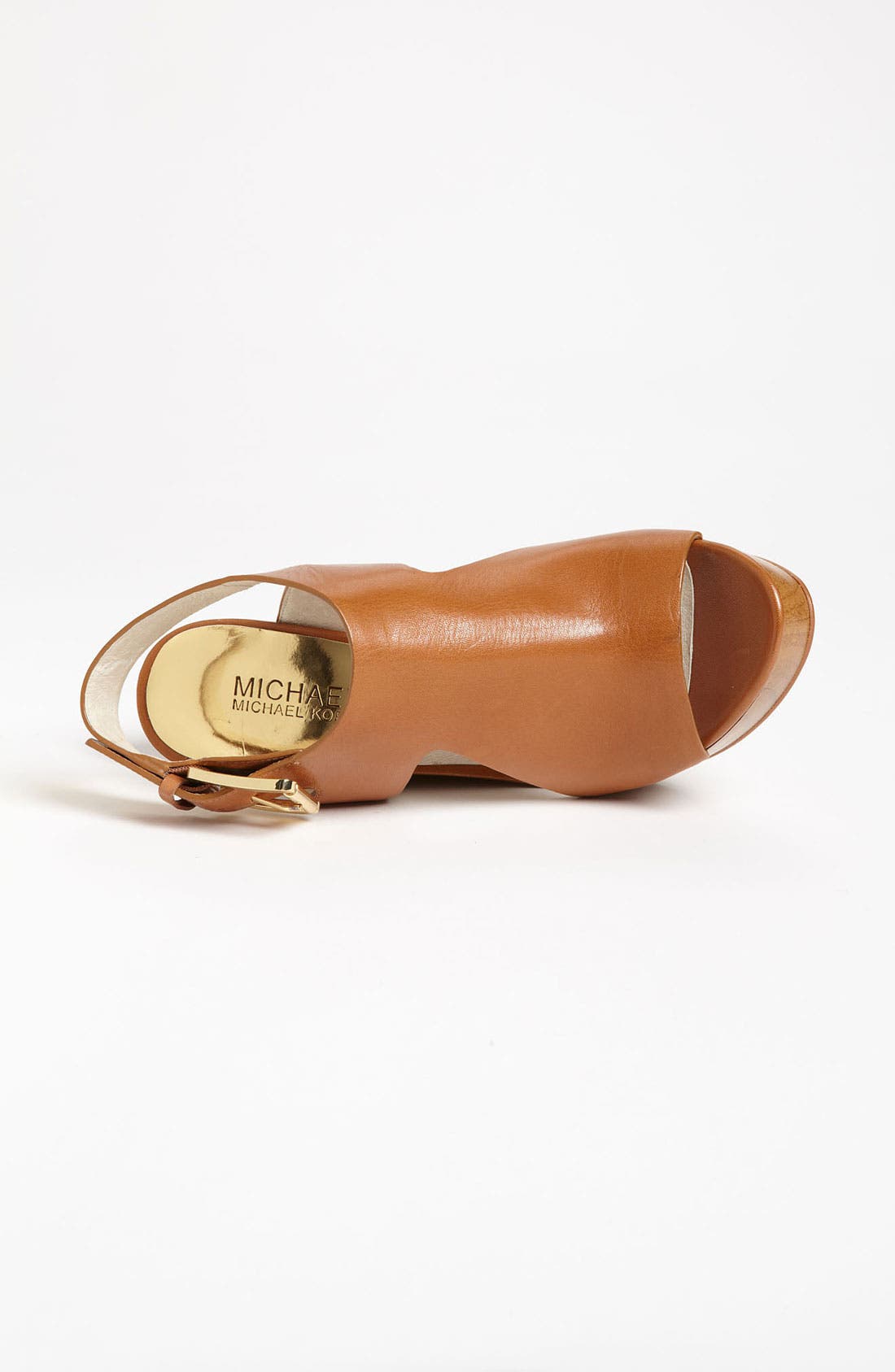 'Josephine' Wedge, Alternate, color, LUGGAGE LEATHER