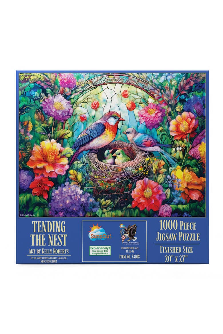 Tending the Nest 1000 piece Jigsaw Puzzle for Adults, Alternate, color, Multicolor