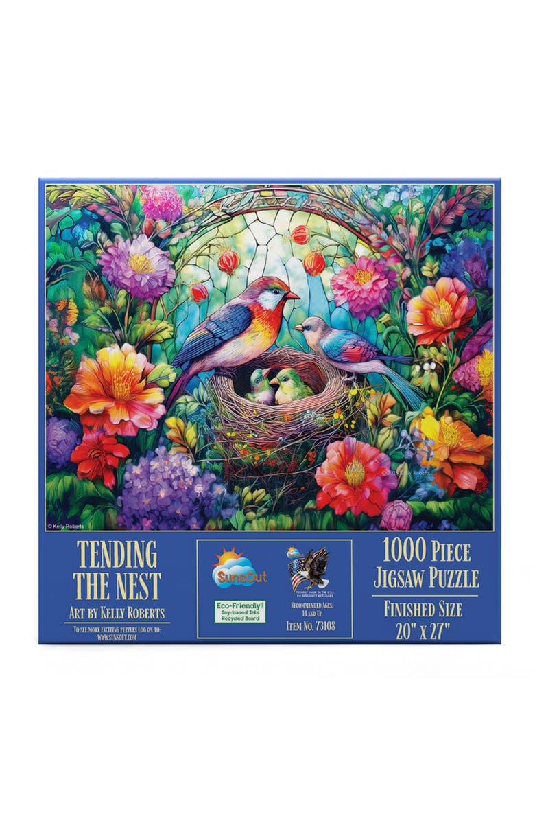 Sunsout Tending the Nest 1000 piece Jigsaw Puzzle for Adults, Alternate, color, Multicolor