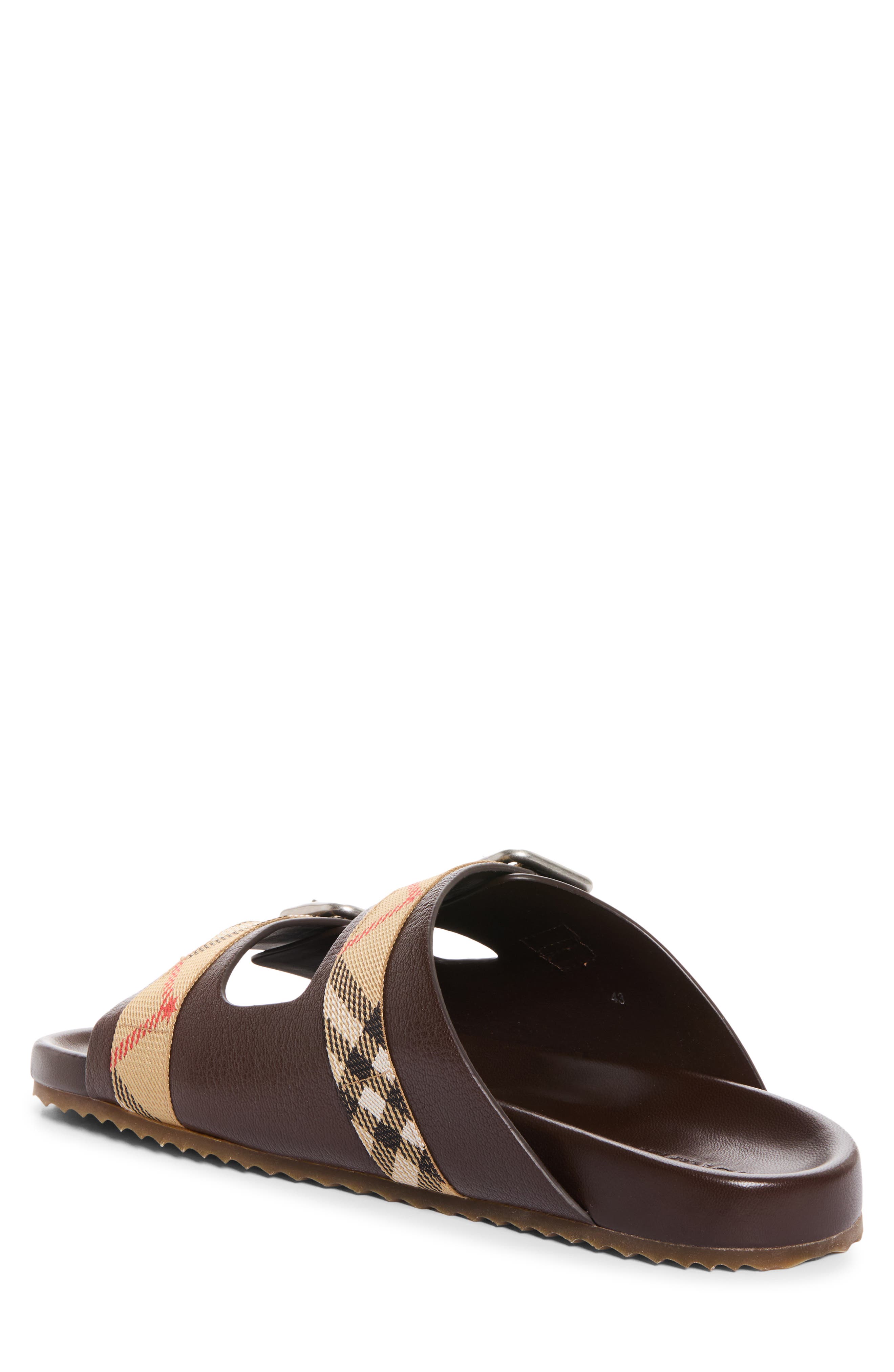 Urchin Slide Sandal, Alternate, color, MID BROWN