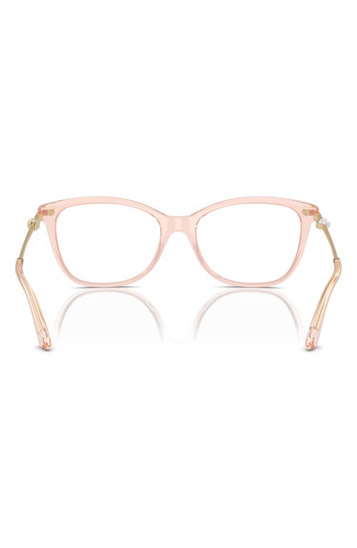 Jimmy Choo 54mm Pillow Optical Glasses In Pink