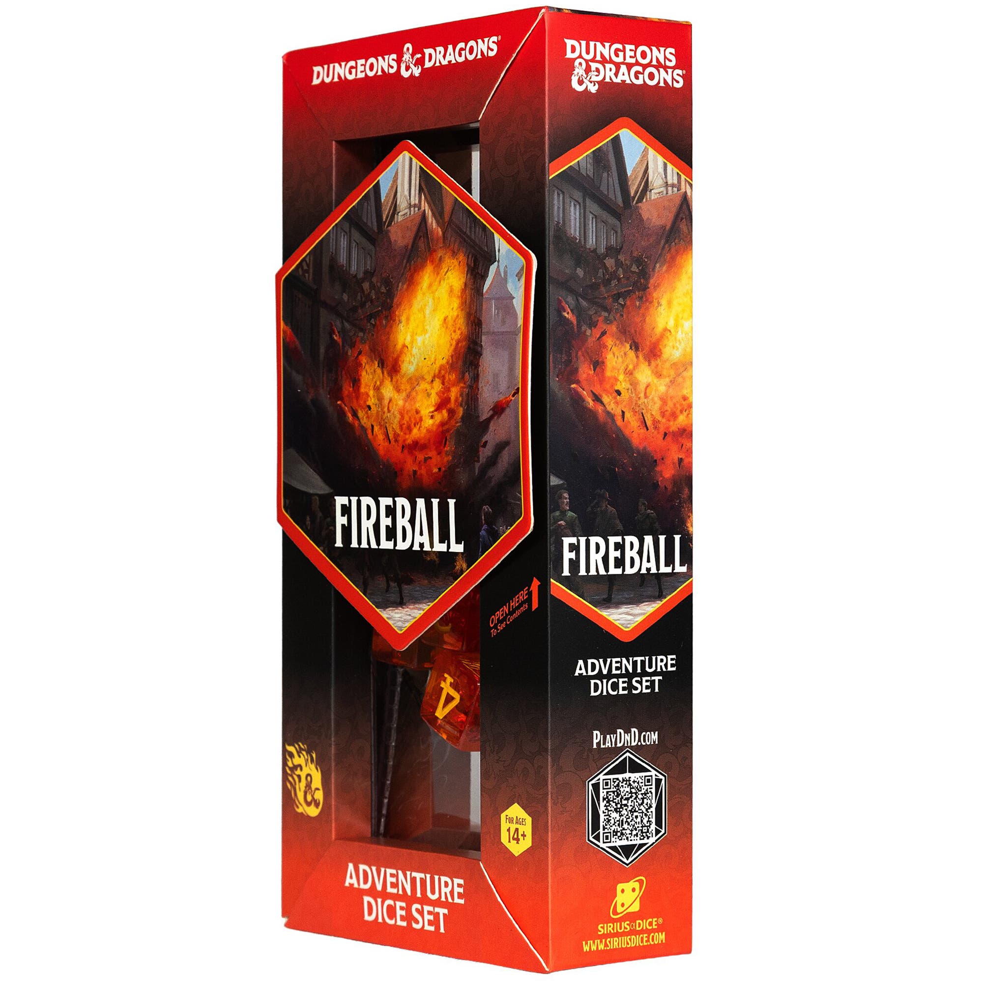 Dungeons & Dragons Red and Orange 8 Piece RPG Die Set | Nordstrom