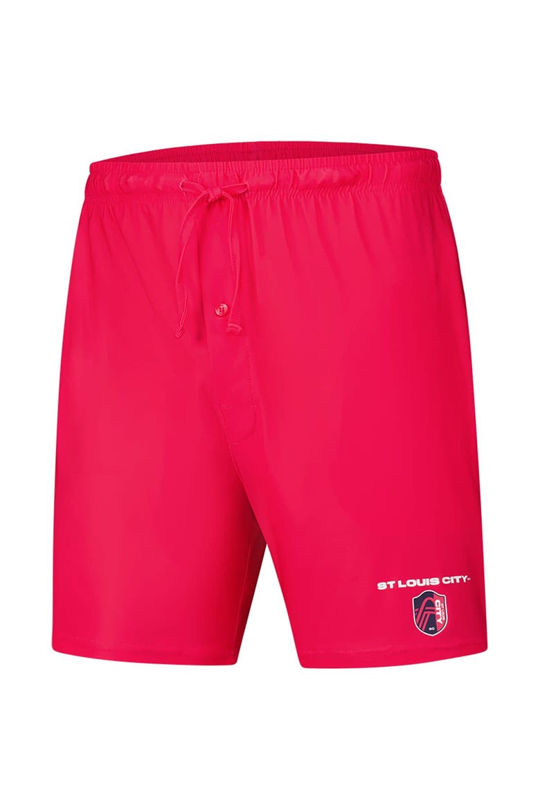 Men's Concepts Sport Red St. Louis City SC Record 2-Pack Short Set, Alternate, color, Red