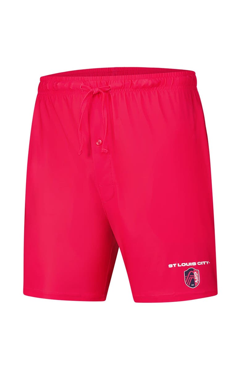 CONCEPTS SPORT Men
s Concepts Sport Red St. Louis City SC Record 2-Pack Short Set, Alternate, color, Red