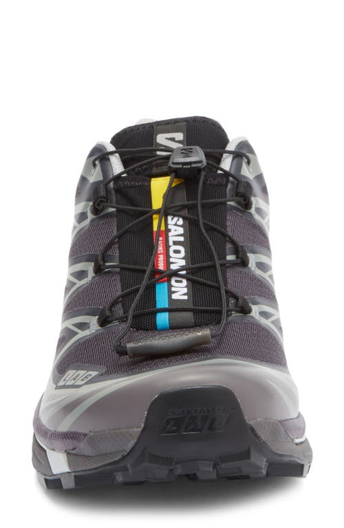 Salomon Gender Inclusive Xt-6 Sneaker In Black
