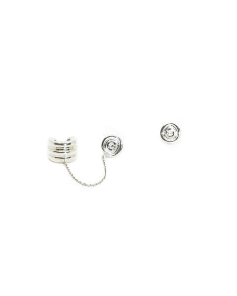 SUN POWERS Ear Chain Stud Earrings