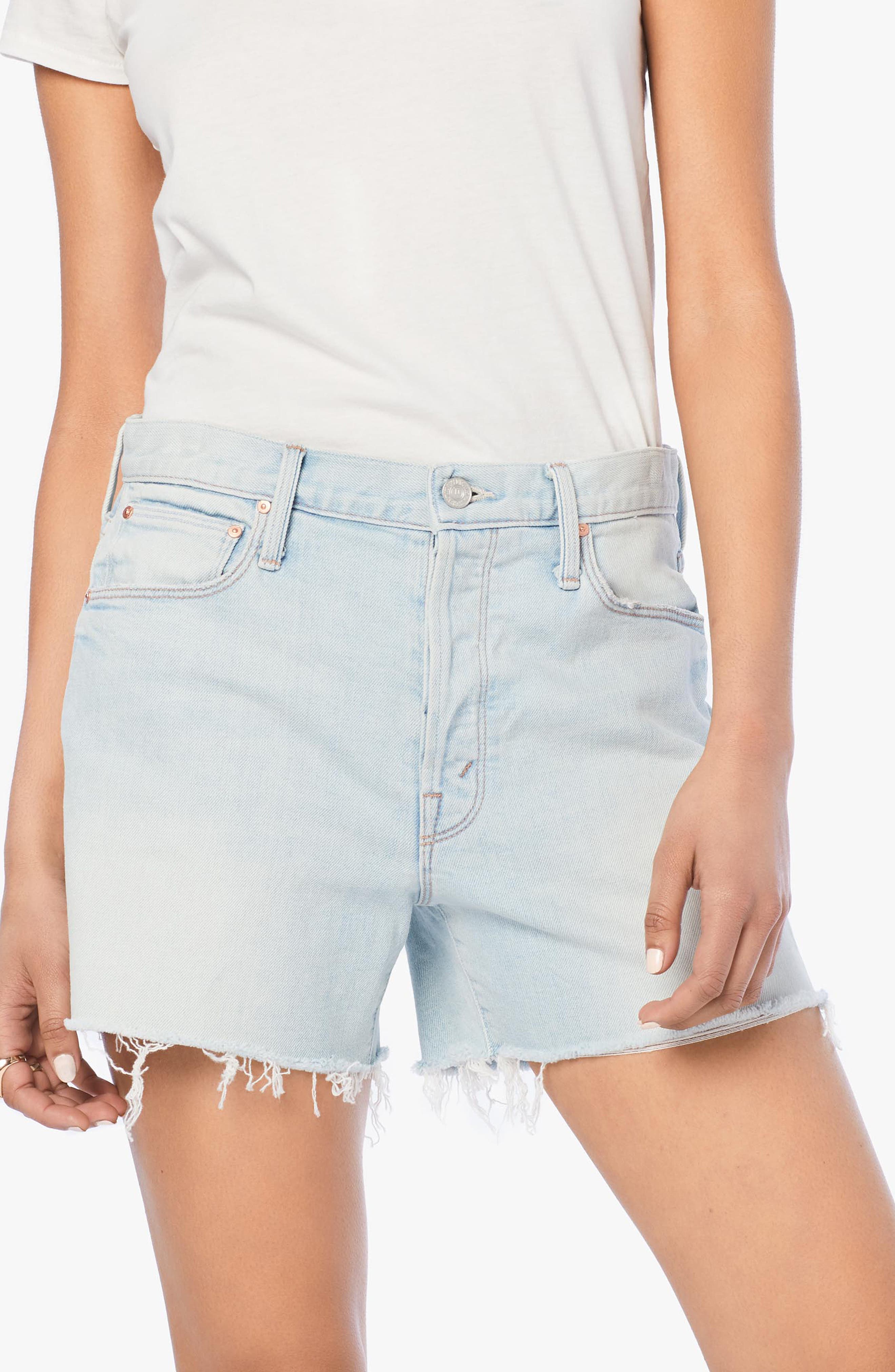 MOTHER The Proper Cutoff Denim Shorts (Women) | Nordstromrack