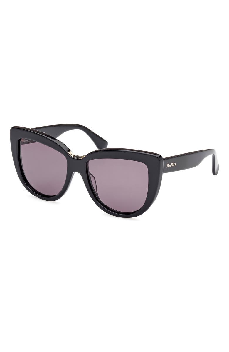 Max Mara Spark 55mm Polarized Cat Eye Sunglasses, Alternate, color,