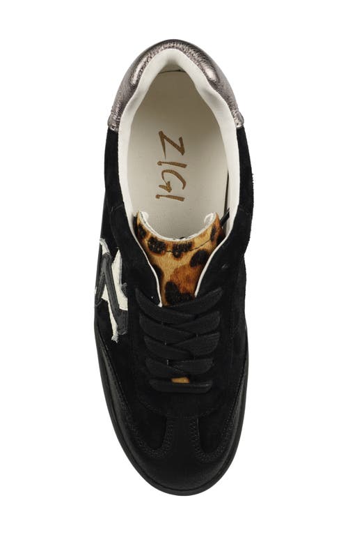 Shop Zigi Breelynn Platform Sneaker In Black Suede
