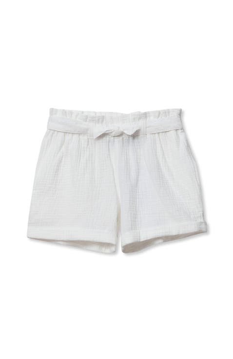 Girls Pull On Solid Shorts