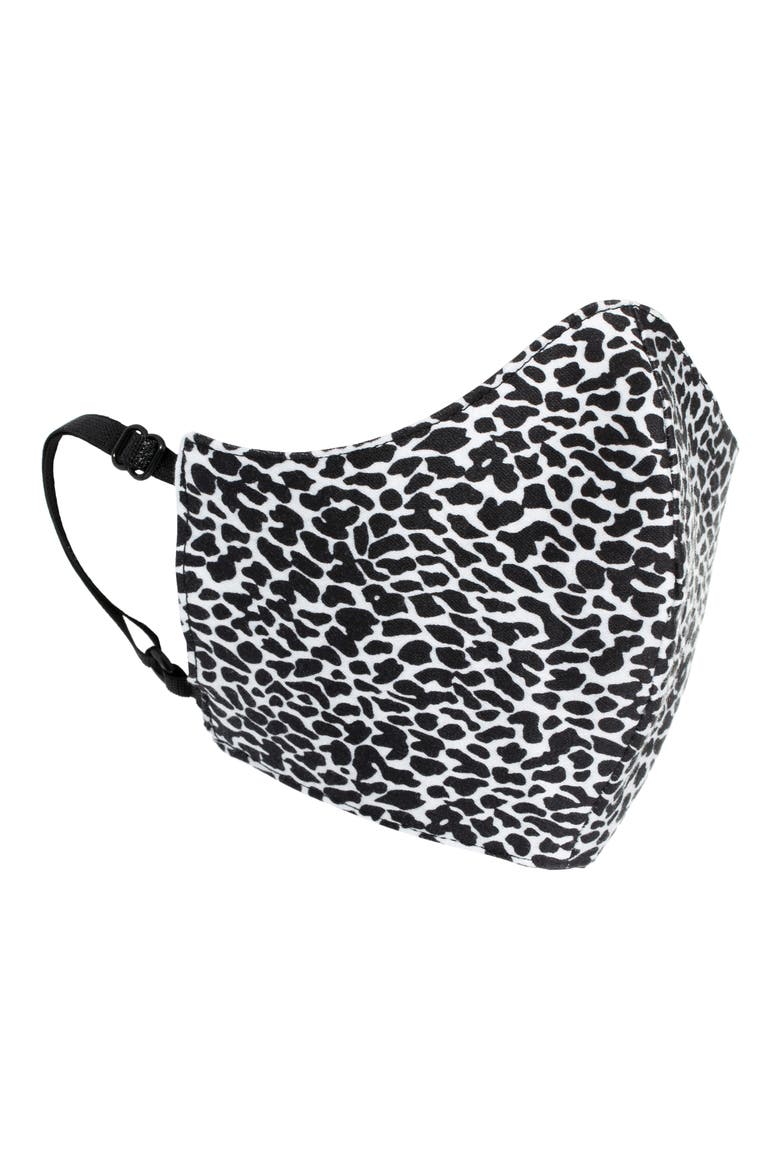 Love II Adult Contoured Reversible Face Mask, Alternate, color, EL GATO BLACK/ BLACK