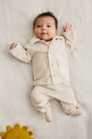 H&M 2-piece Ribbed Velour Set