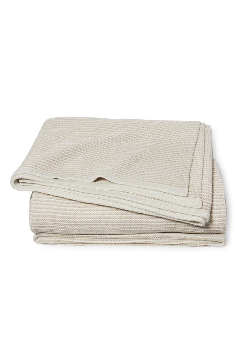 Casper Stripe Organic Cotton Throw Blanket, Main, color, 