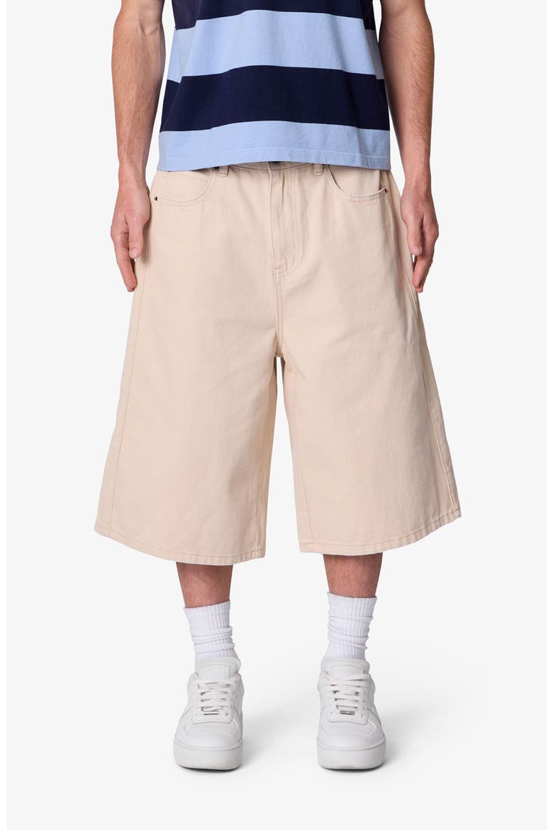 Ultra Baggy Paneled Chino Shorts, Main, color, KHAKI