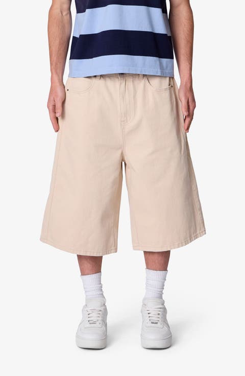 Ultra Baggy Paneled Chino Shorts