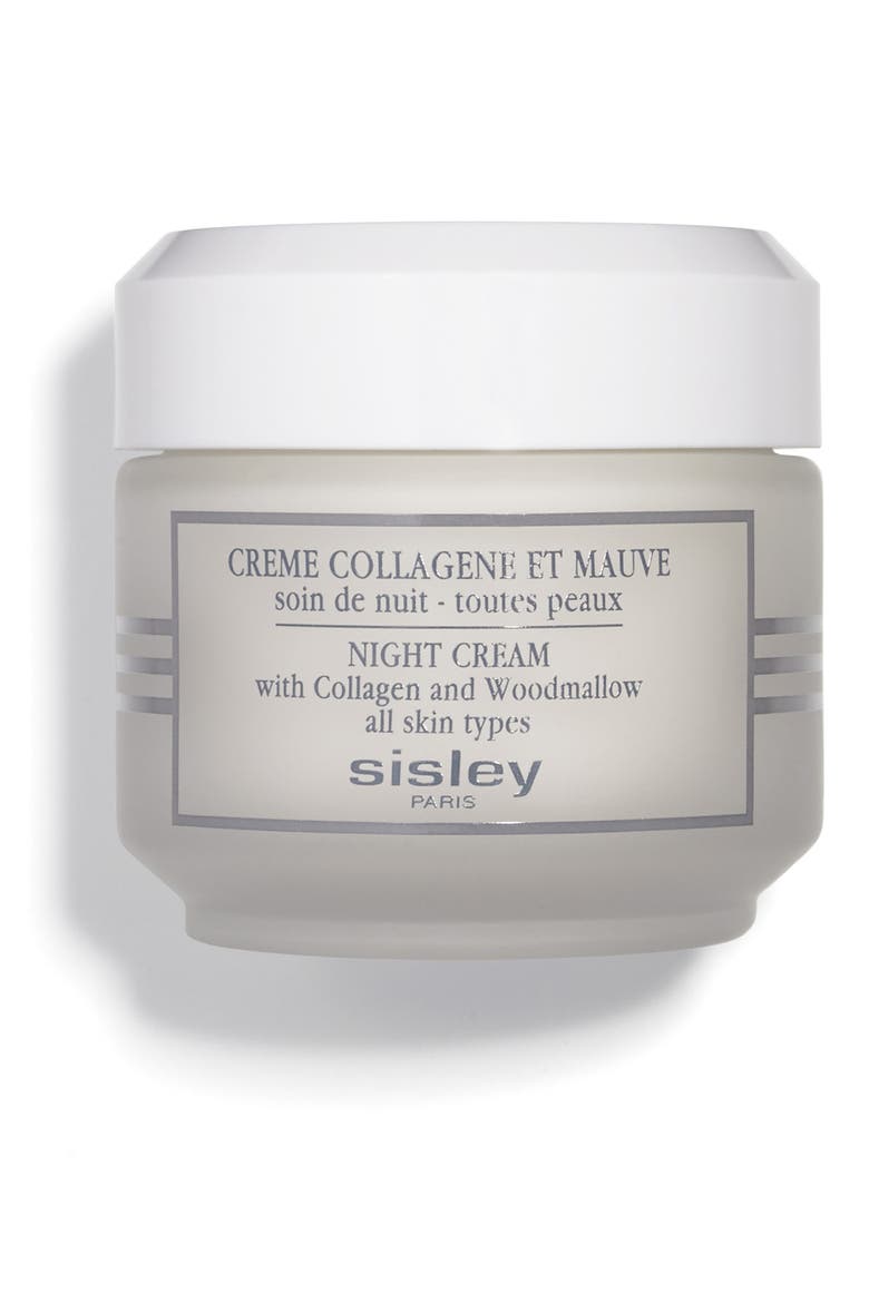 Botanical Night Cream With Collagen and Woodmallow, Main, color, NO COLOR