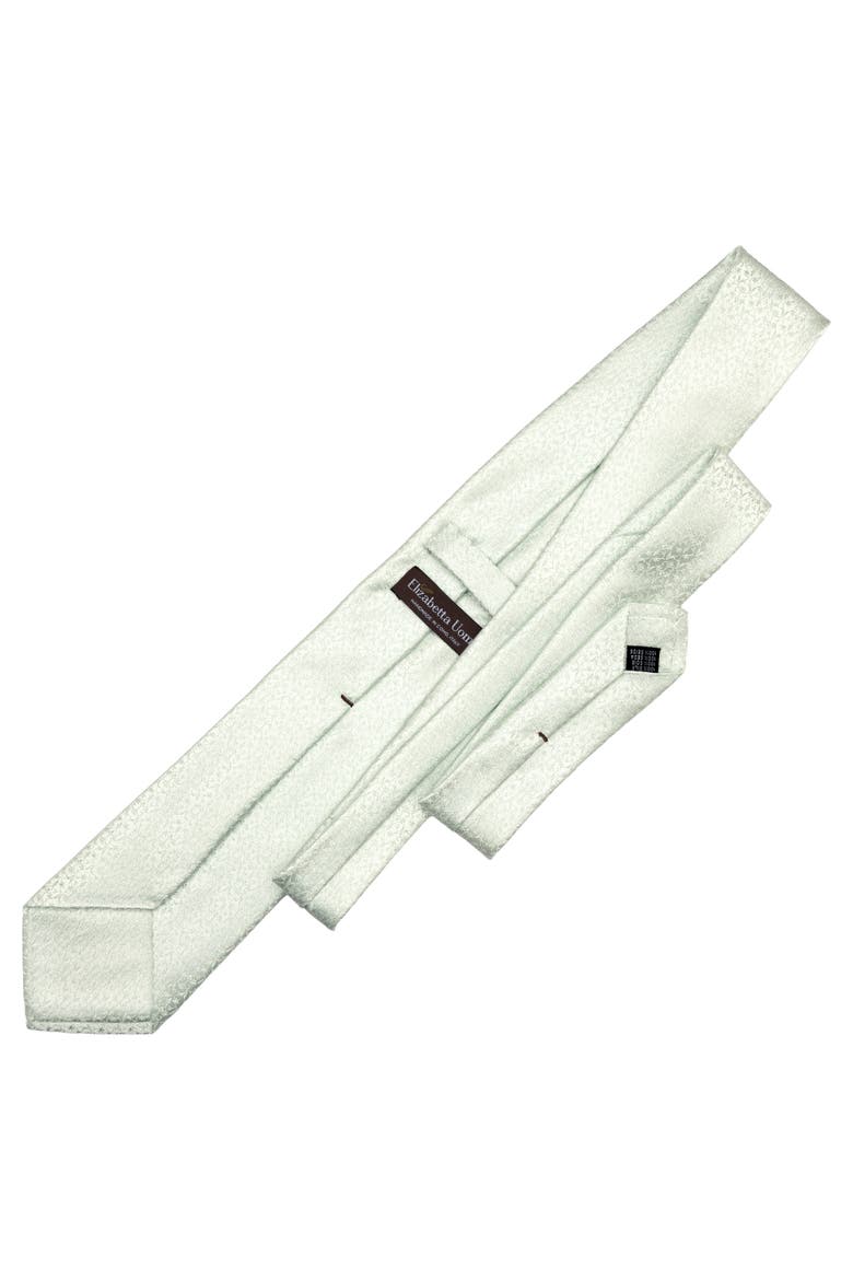 Parioli - Silk Jacquard Tie for Men, Alternate, color, Pale Mint
