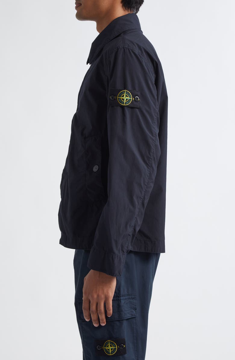 Stone Island Water Repellent Compact Canvas Jacket, Alternate, color, 