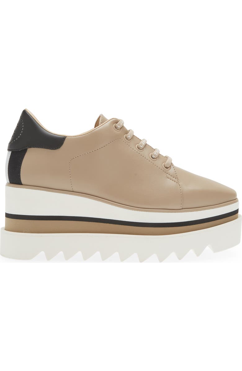 Stella McCartney Sneak-Elyse Platform Wedge Sneaker, Alternate, color,