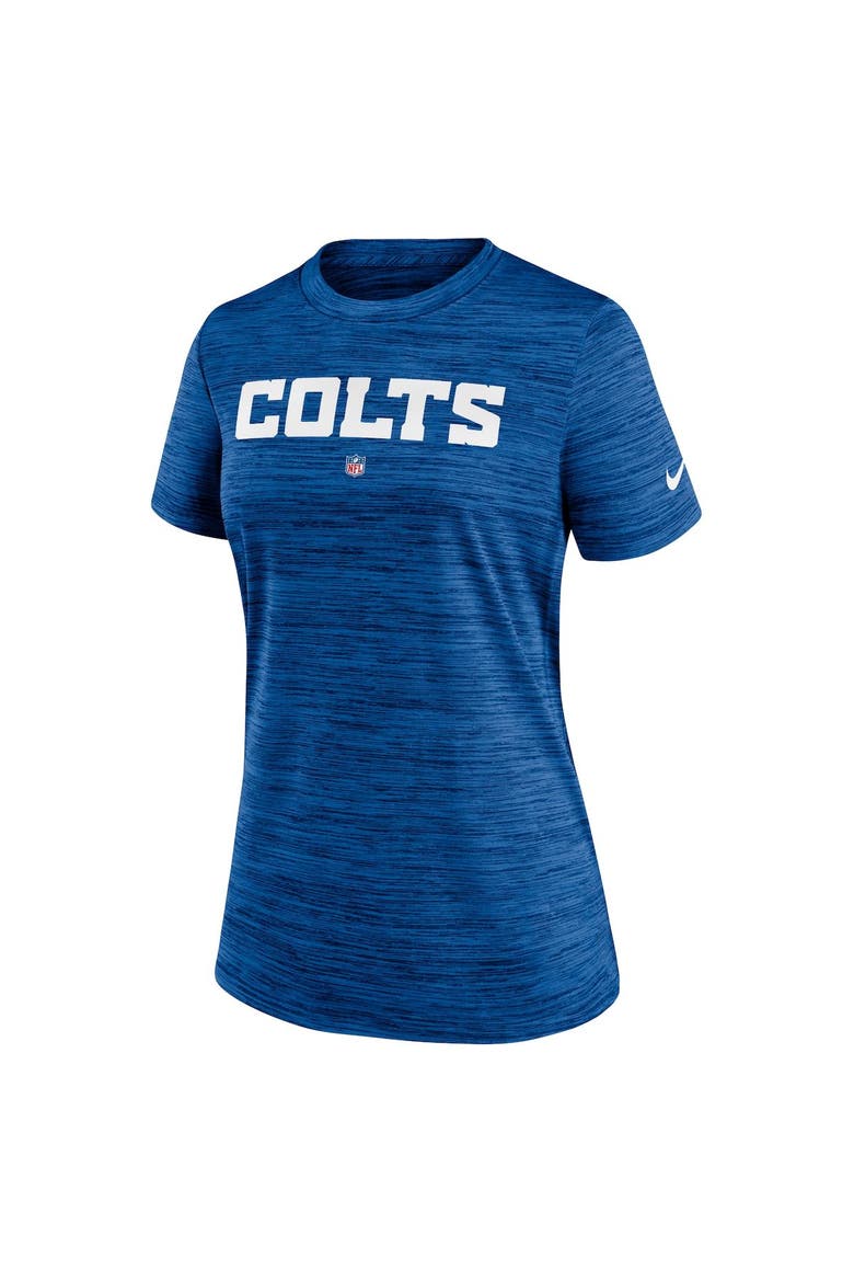 Women's Nike Royal Indianapolis Colts Sideline Velocity Performance T-Shirt, Alternate, color, Royal
