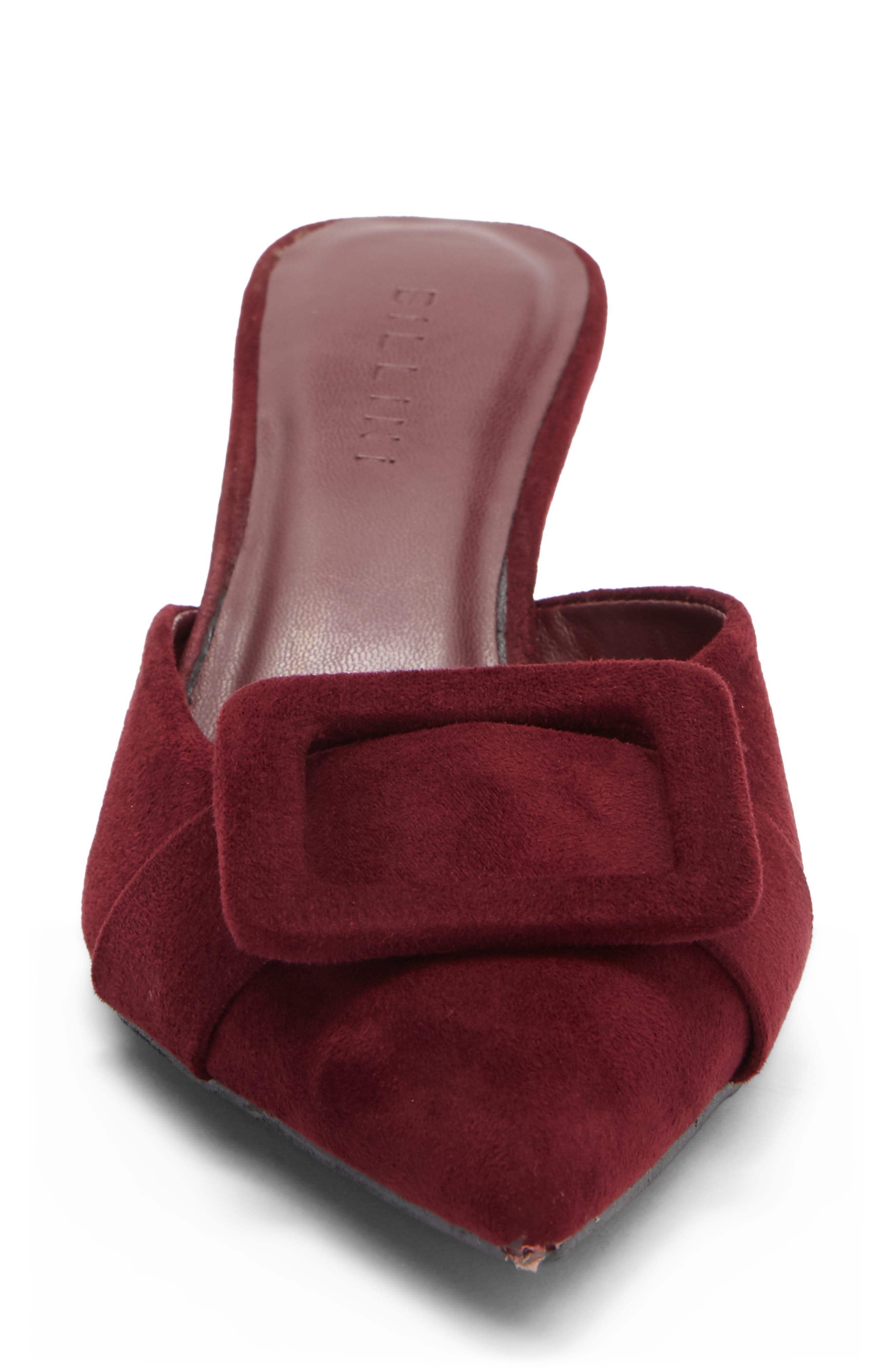 Billini Yorkie Kitten Heel Pump, Alternate, color, Dark Cherry Suede
